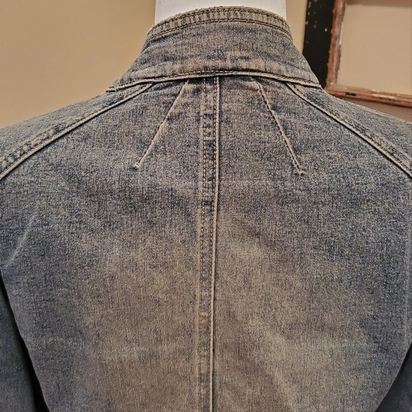RUSTIC DENIM Zip Up Jacket Blazer - Picture 6 of 8